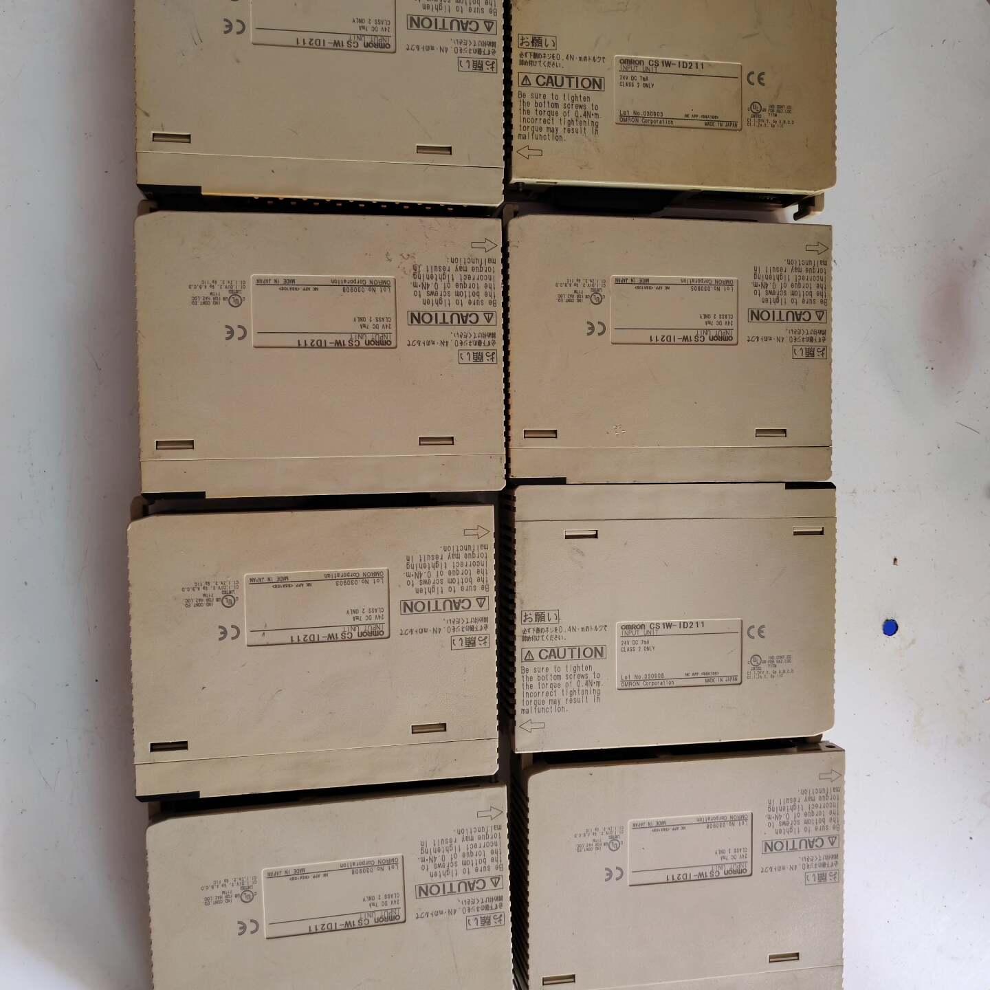 PLC模块CS1W-ID211 拆机8个 成色如图 功