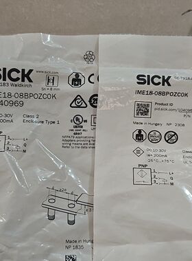 西克SICK接近开关IME18-08BPOZC0K 1040