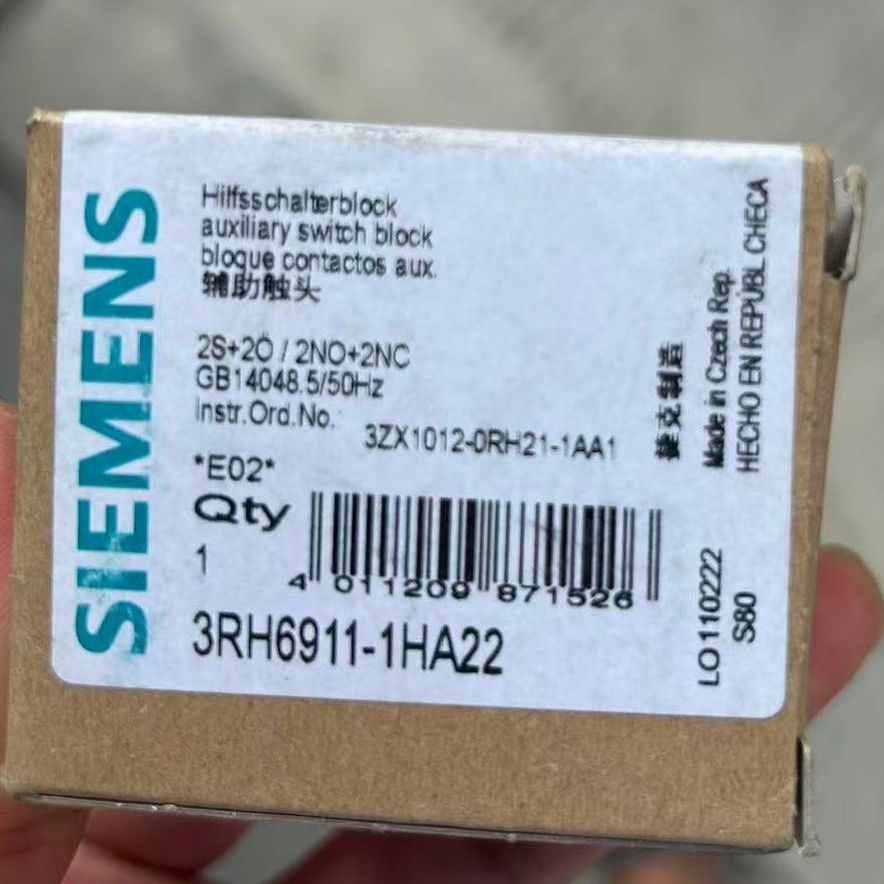 辅助触头3RH6911-1HA22 现货