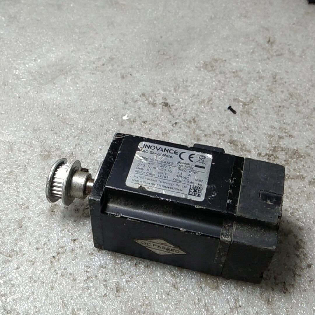 汇川伺服电机一只 MS1H1-10B30CB 100W 拆机