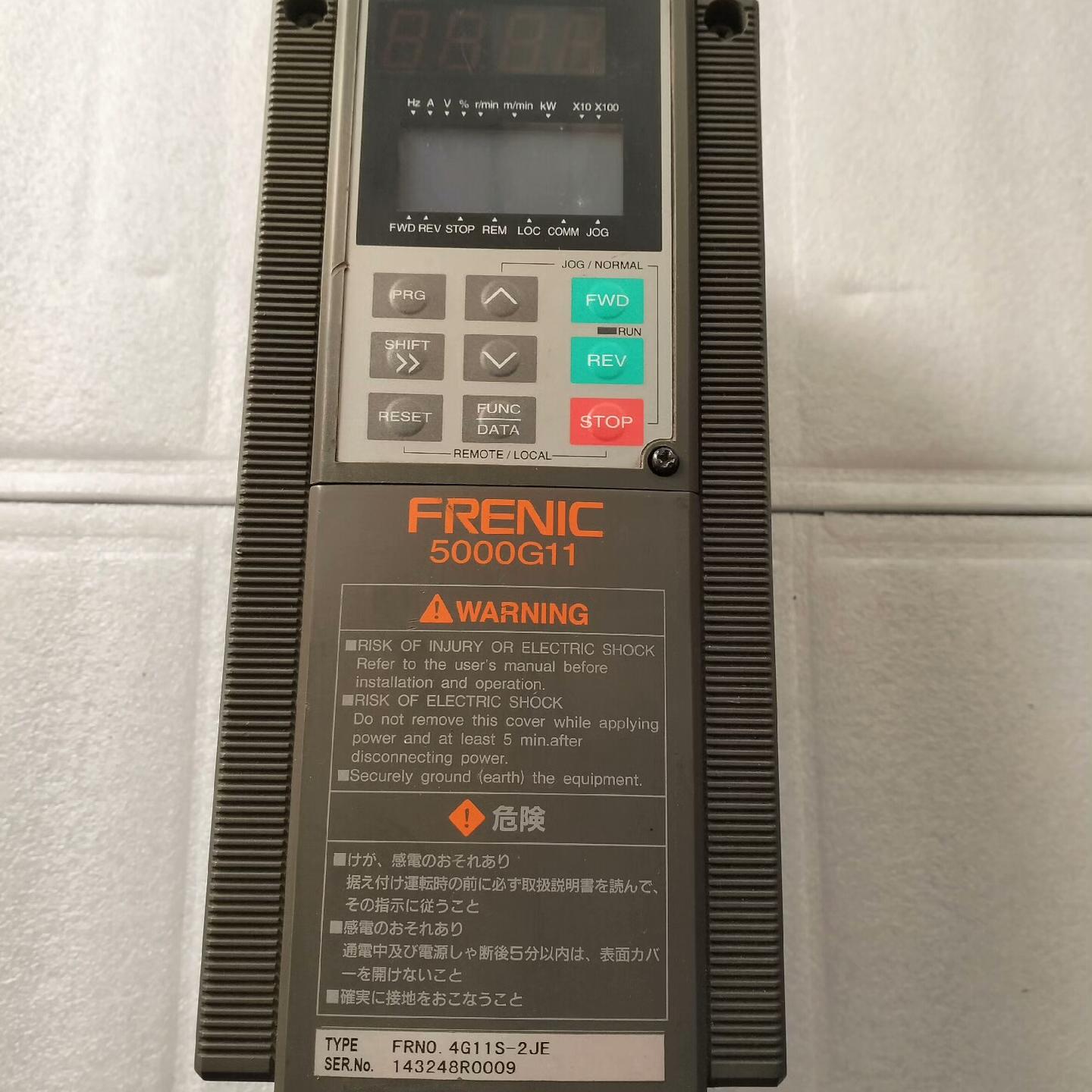 变频器FRN0.4G11S-2JE功能包好 不 实物