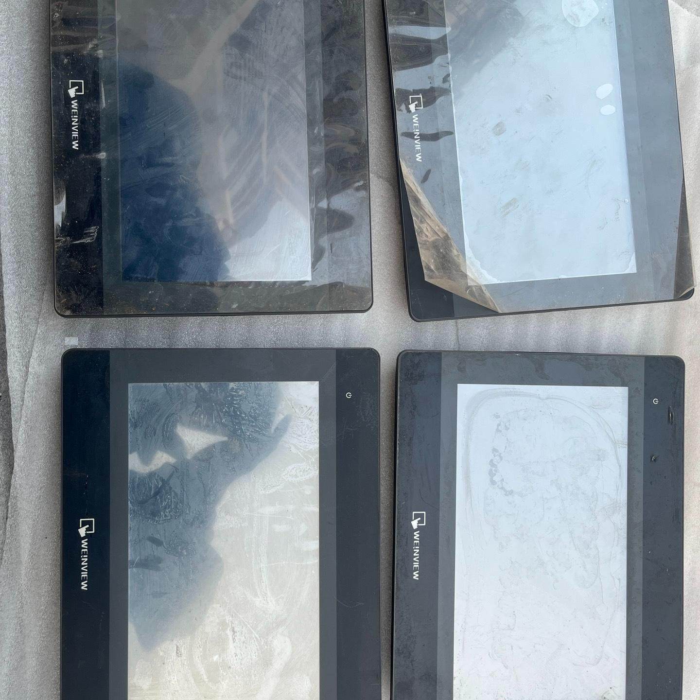 威纶触摸屏mt6103ip四张 成色如图 有一张外膜有磕碰5