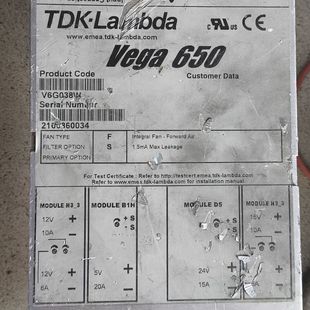 TDK-Lambda Vega650 V6G038W电源