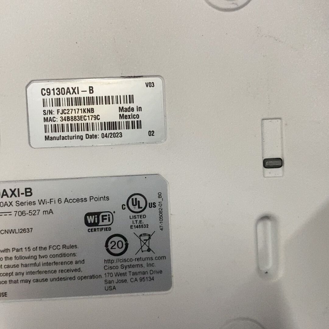 Cisco C9130AXI-B. wifi6无线AP