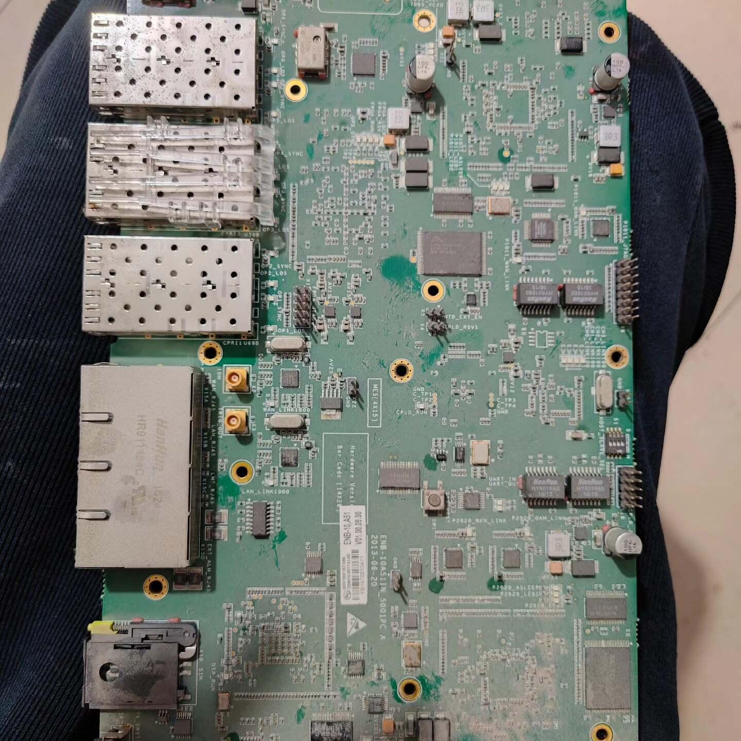 工业控制主板两张 带DSP芯片TMS320C6457CMH。