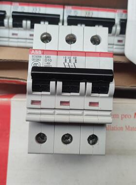 出 S263断路器 白色 3P 有d10 d16的