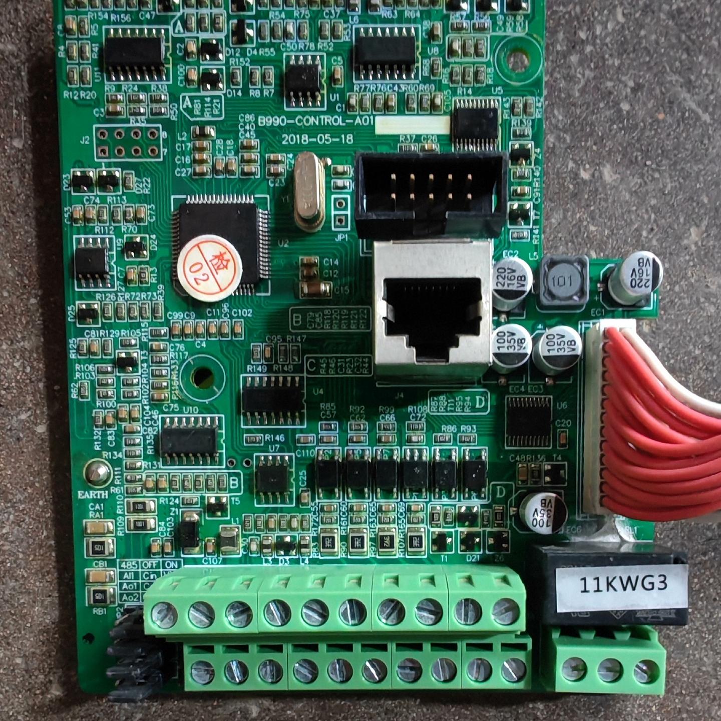 变频器主板B990-CONTROL-A01与海尚SH710外