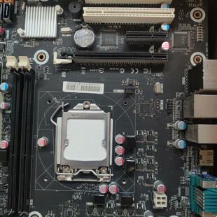 清华同方H81-MS拆机主板 实物拍摄 带挡板 有十张左