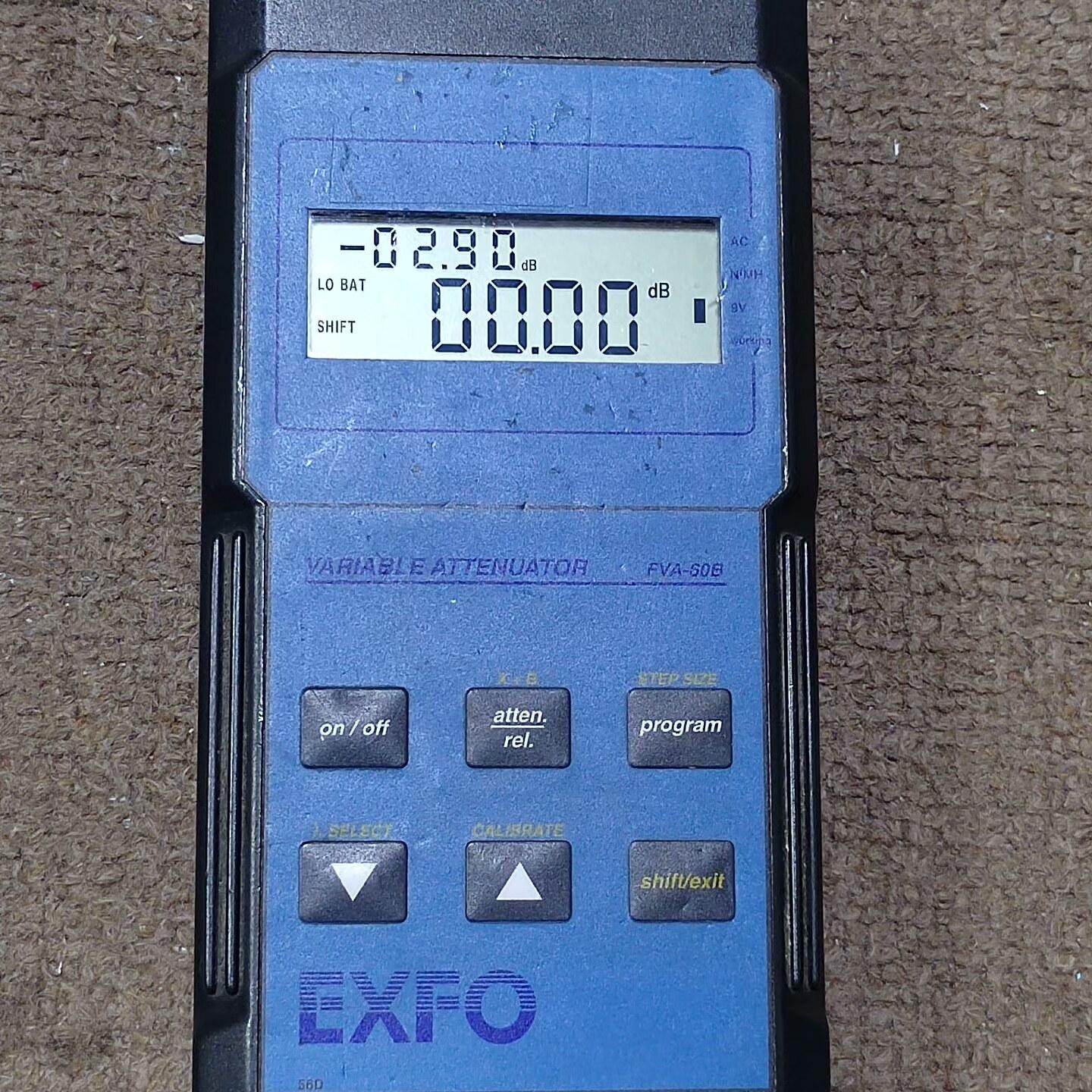 加拿大EXFO可变光衰减表FVA-60B-B-EI单模光功率