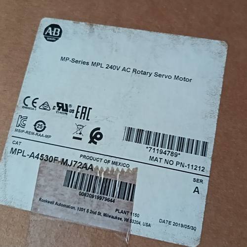 MPL-A4530F-MJ72AA  罗克韦尔AB伺服电机