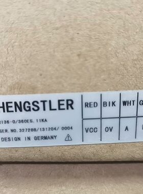 亨氏乐编码器HENGSTLER   RI36-0/360ES