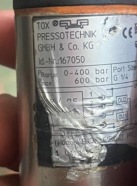 TOX PRESSOTECHNIK 167050传感器