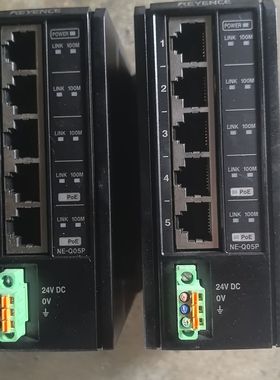 KEYENCE NE-Q05P工业交换机 状态良好 P