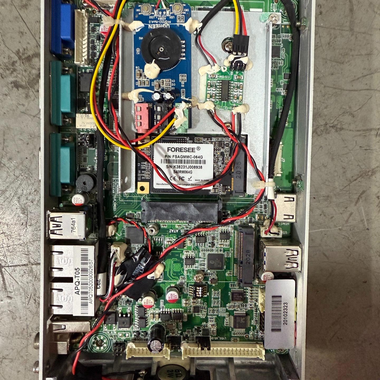 APQ-T05  工控机主板   带无线网卡和64G固态