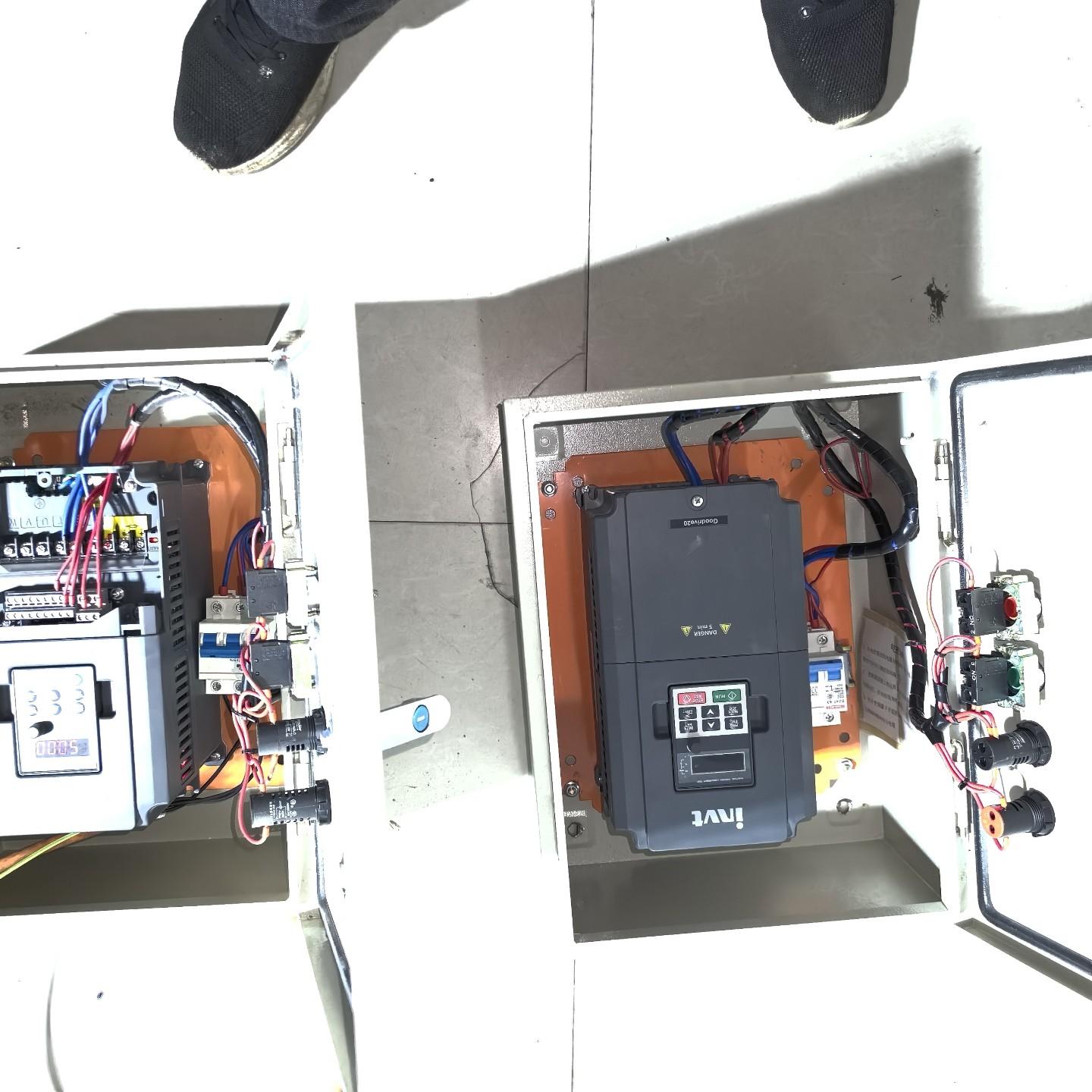 英威腾GD20-004G-4变频器带配电箱 功率4KW 按钮