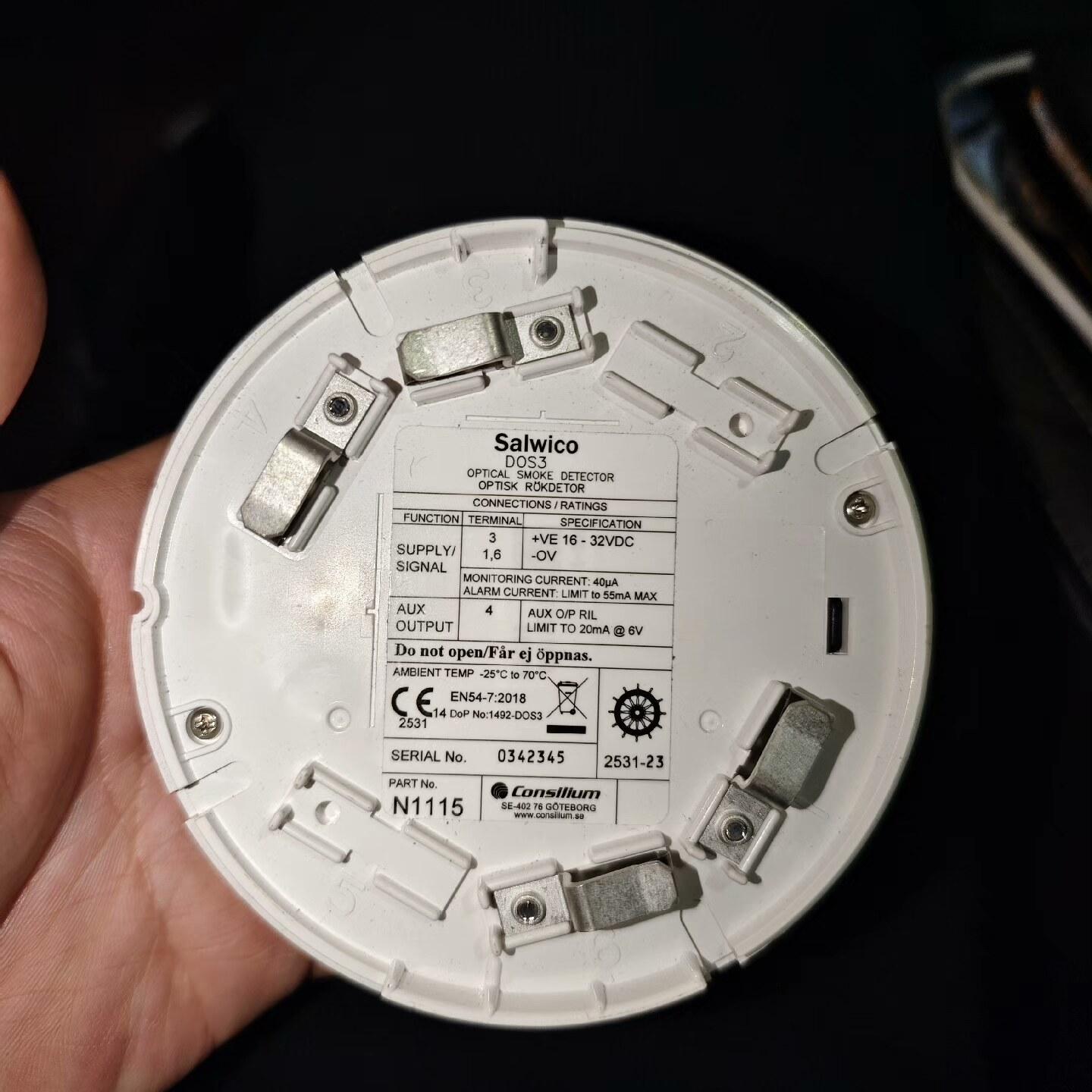 DOS3 N1115康士廉Consilium船用火警感烟