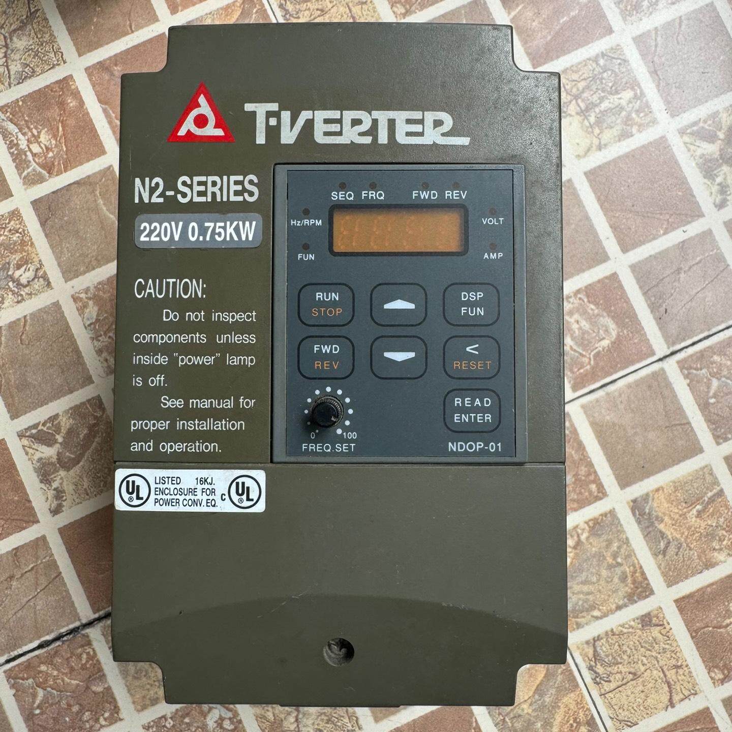 拆机N2变频器 N2-201-M实物实图 功能包好。