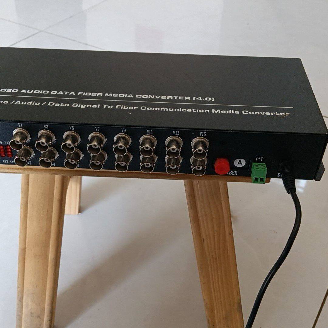 数字视频光端机 型号JL-T/R-16V1D 16路视频+1