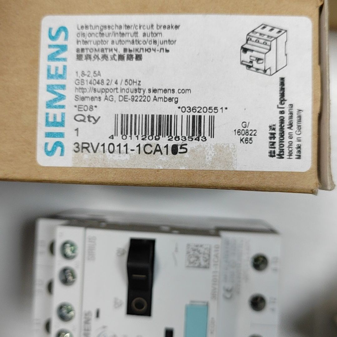 3RV1011-1CA10接触器库存