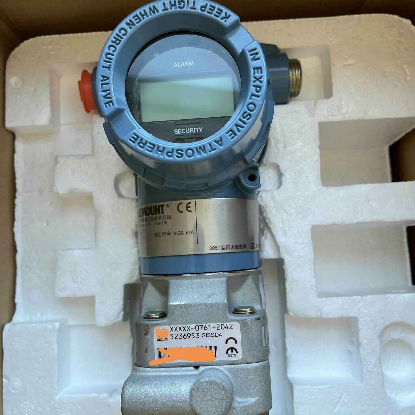 罗斯蒙特压力变送器3051CG4A22A 未使用 配件齐
