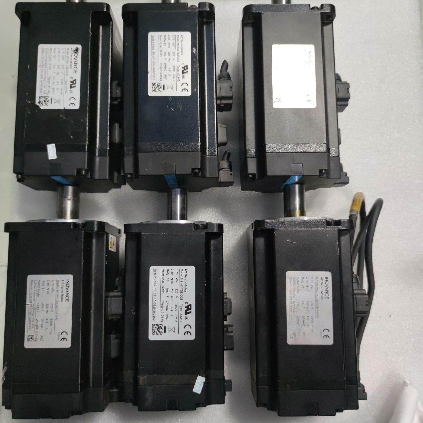 汇川拆机750W电机 带刹车