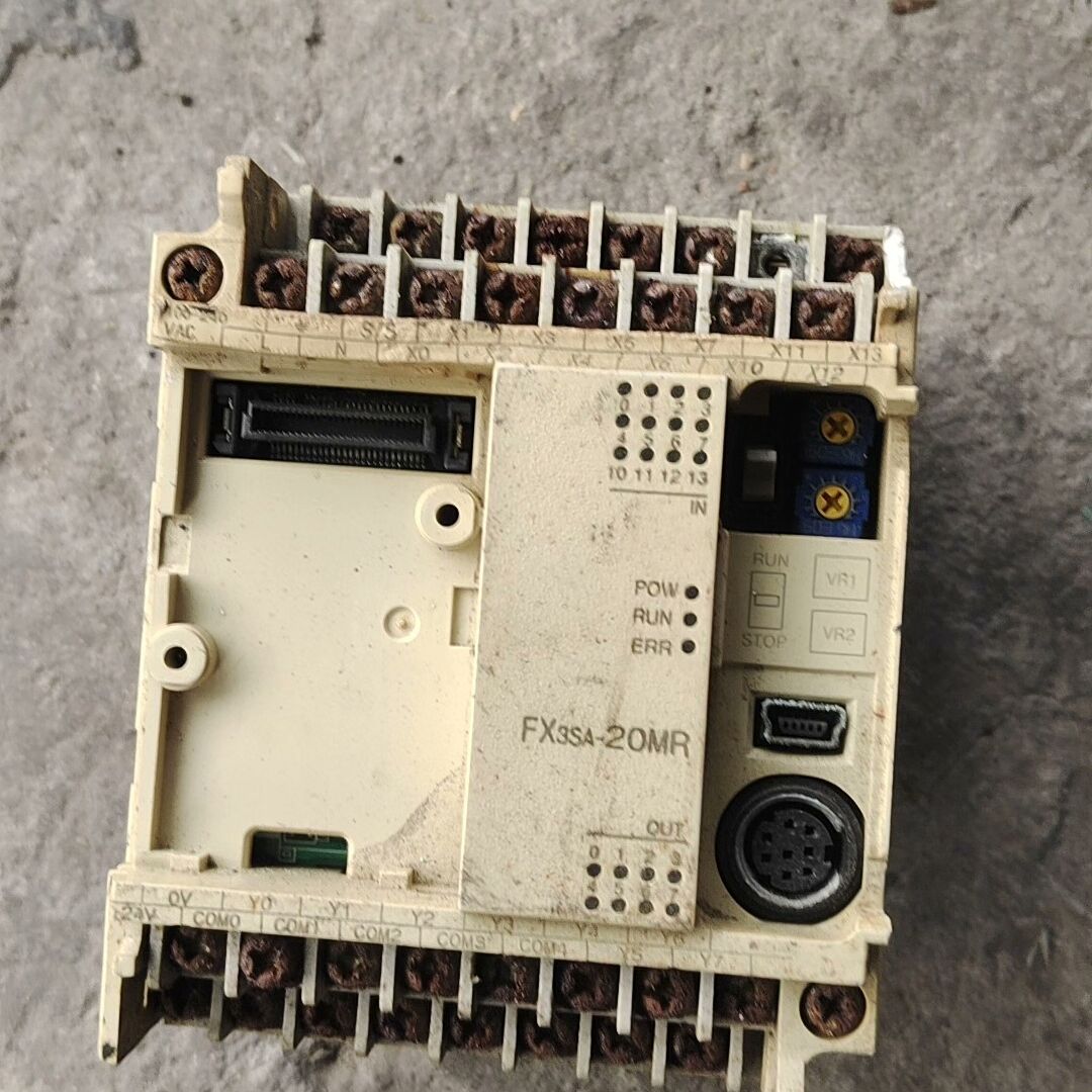 #控制器拆机PLC FX3SA-20MR-CM成色如图实