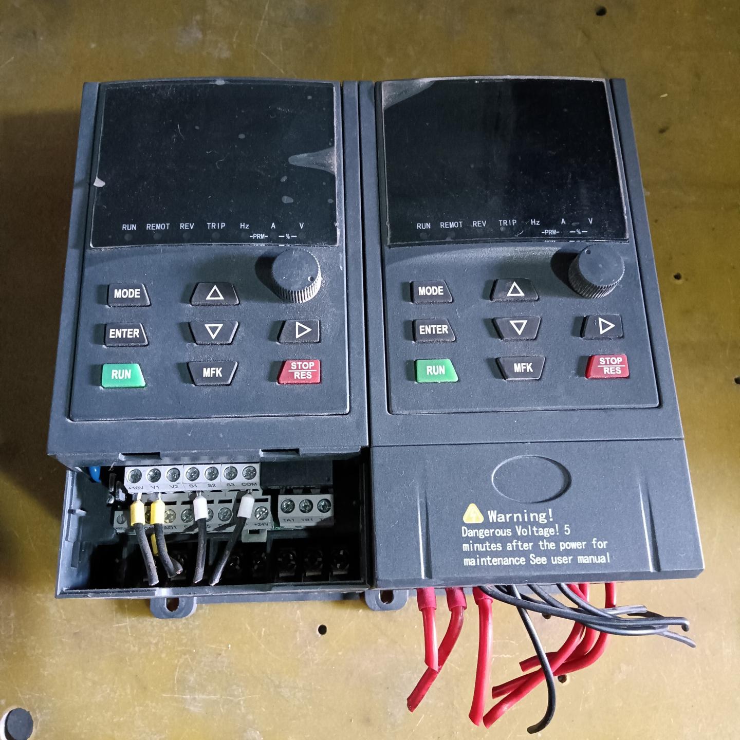 欧华变频器出售 型号H500B-4T-2.2G和H500B-