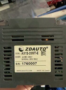 ZDAUTO智达PLC AX1S-20MT-E 拆机件 带线