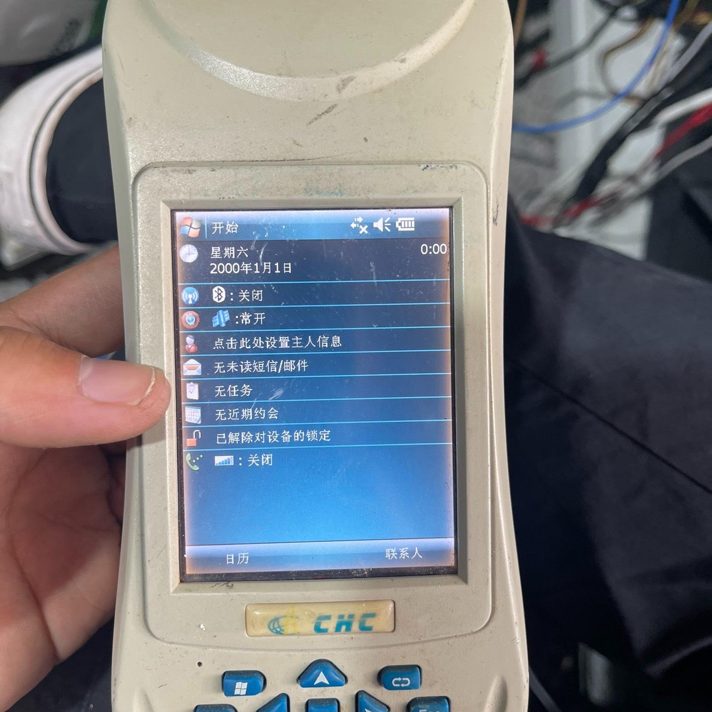 华测CHC+LT400M手簿 成色一般 屏幕有老化 仔细看四