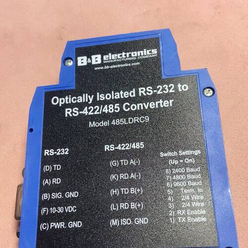 485LDRC9 爱尔兰B+B工业串口转换器 功能正常。