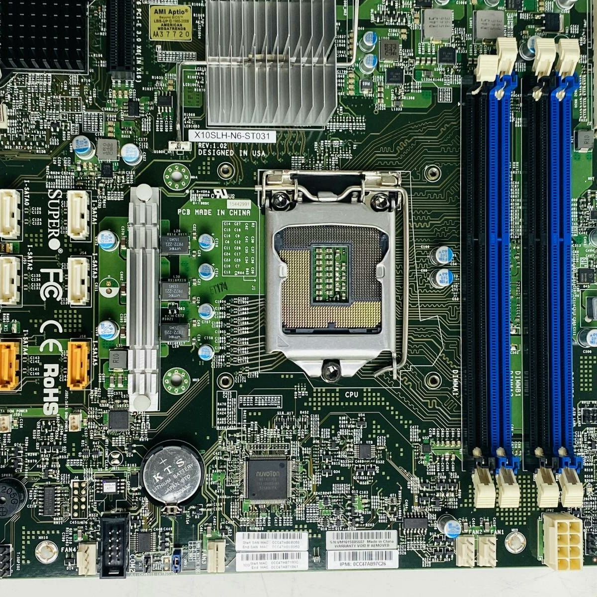 超微supermico X10SLH-N6-ST031 1U