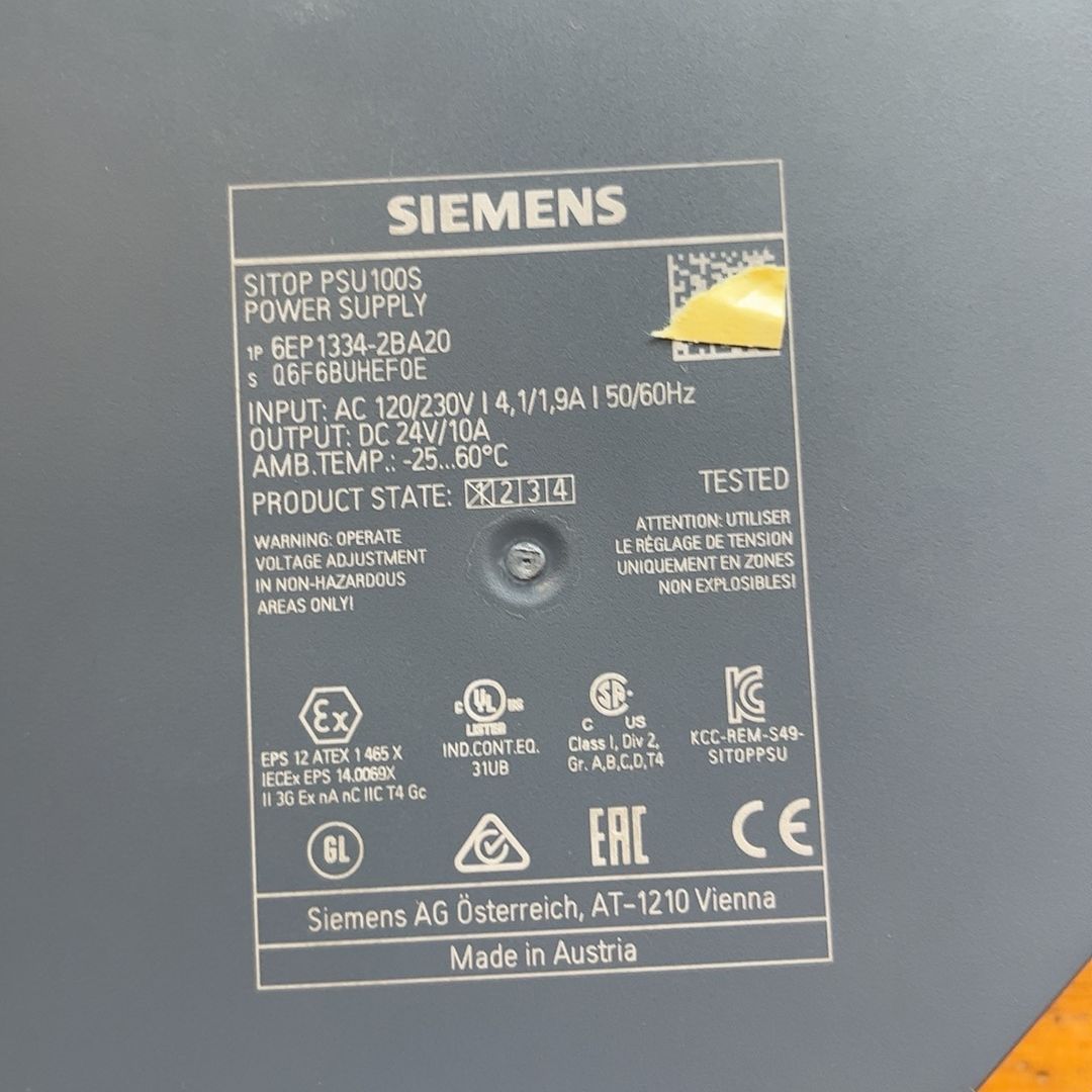 电源6EP1334-2BA20拆机货 物品实图拍摄