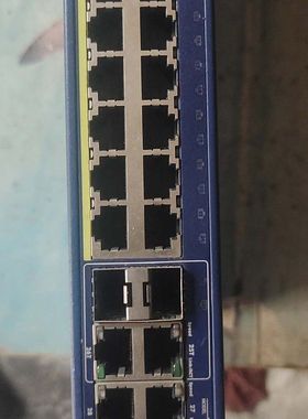 Netgear/网件 FS728TPv2 网管交换机。