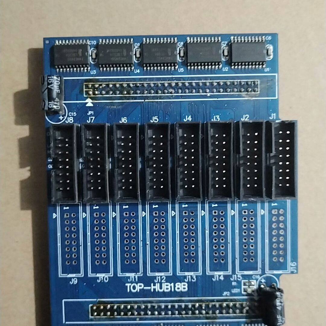 TOP-HUB18B 显示屏转接板 LED扩展卡 16P-8
