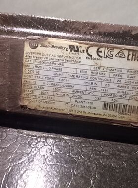 AB伺服电机VPL-B063-PK14AS