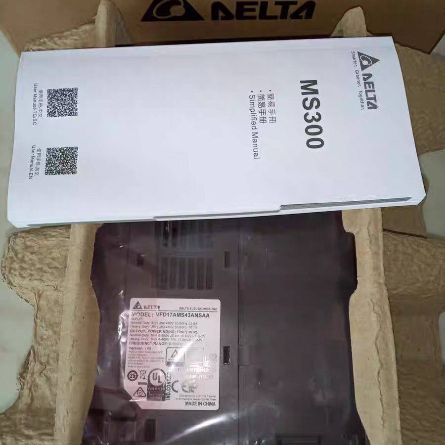 台达变频器VFD17AMS43 4A2MS43 2A7MS4