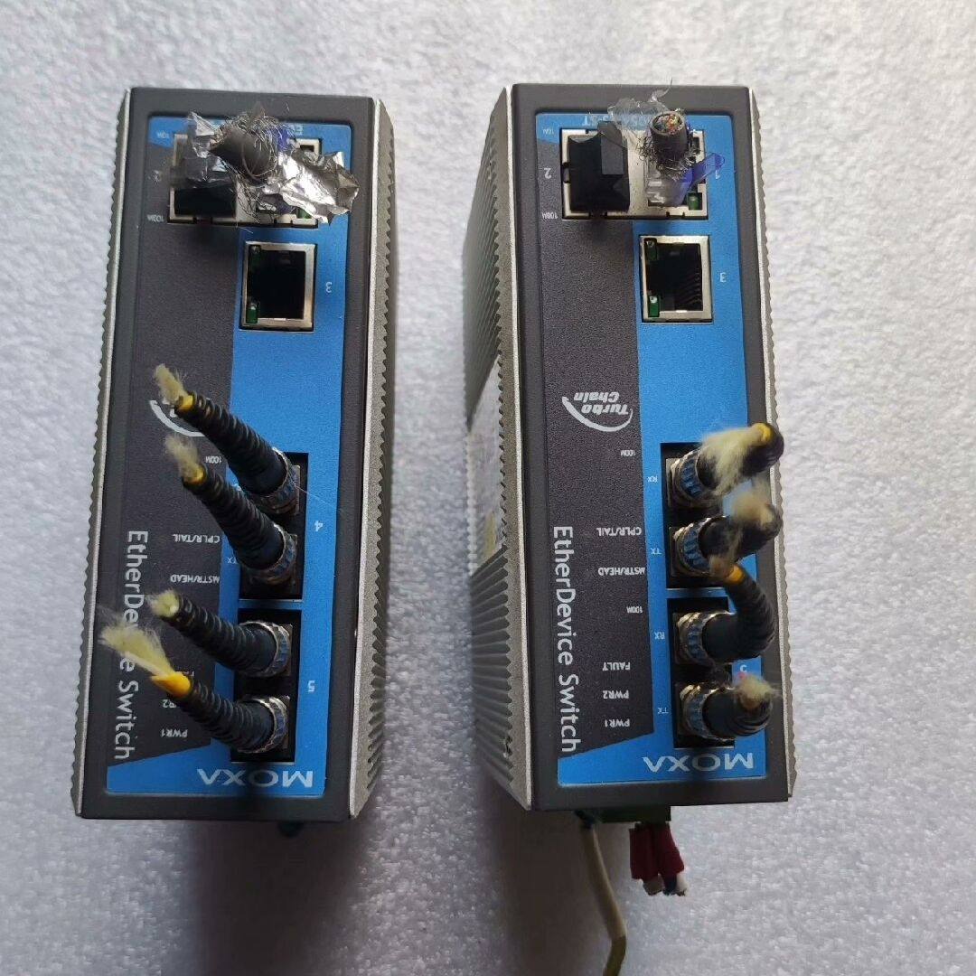 MOXA摩莎交换机 EDS-405A-SS-ST 拆机包好