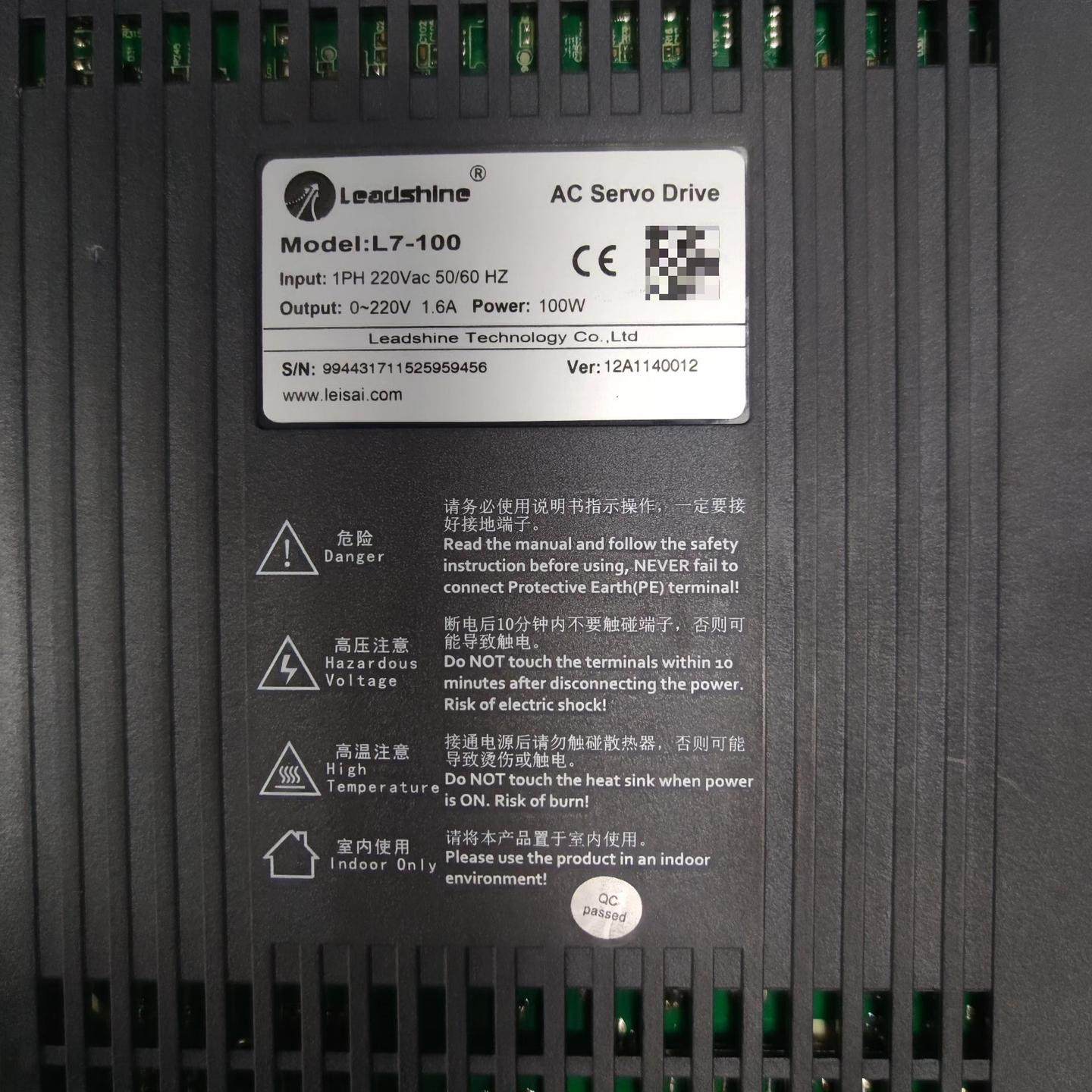 雷赛100W驱动L7-100 成色如图(4个) 功能测试正常