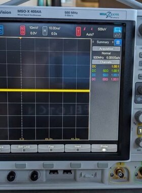 MSOX4054A混合信号示波器：500 MHz 4+