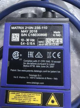 得利捷Datalogic读码器MATRIX 210N 235