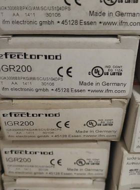 IFM易福门 IF5653 IGR200  IE5338 I