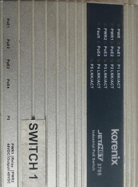 台湾 Korenix科洛理思JetNet3705 工业以太网