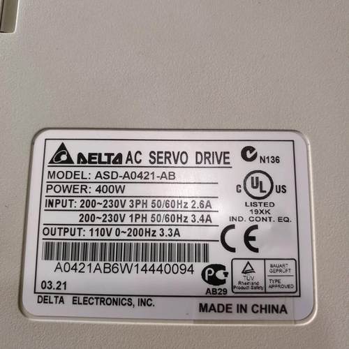 ASD-A0421-AB台达驱动器 带电机ECMA-C308