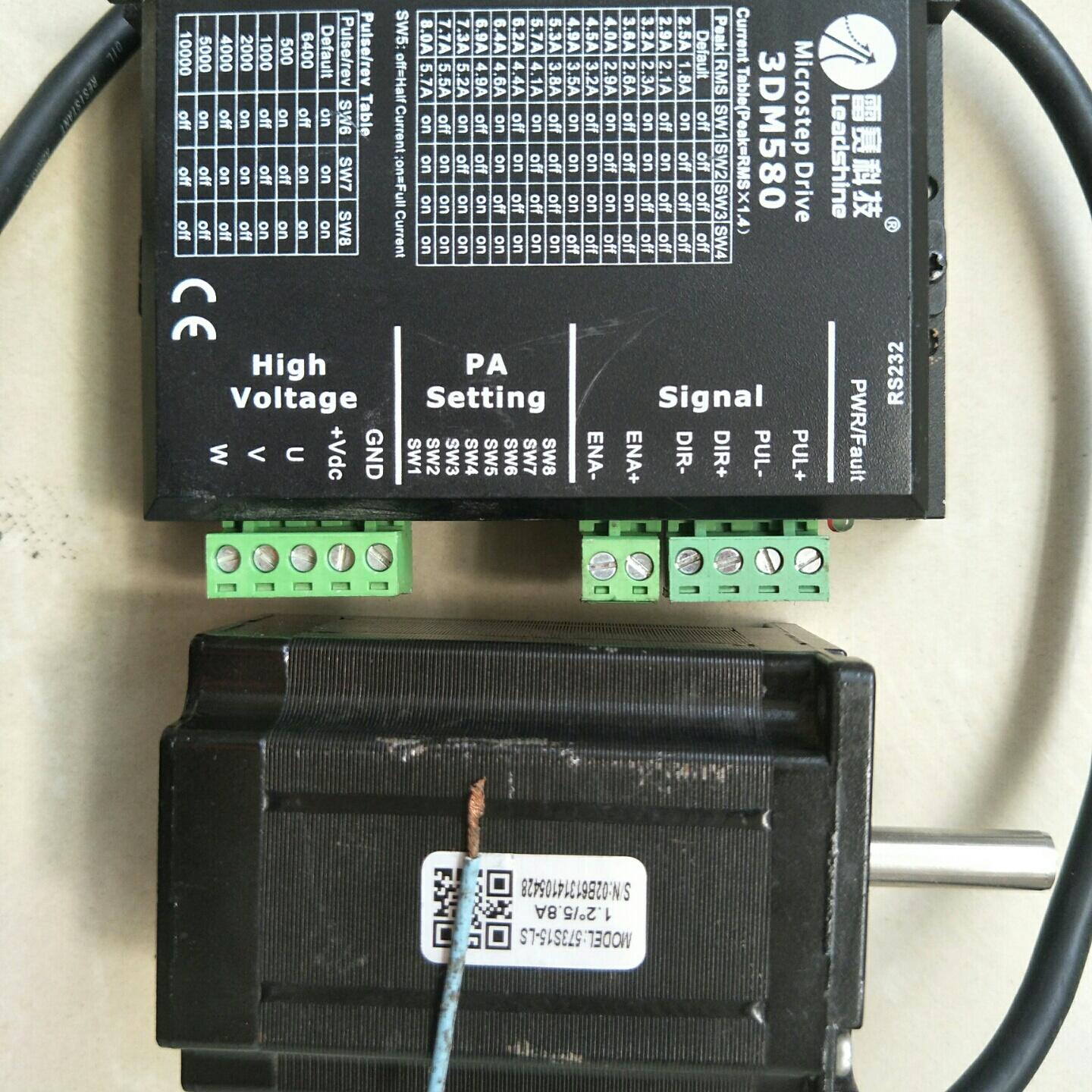 雷赛三相57步进电机!!!驱动器 3DM580+电机573S