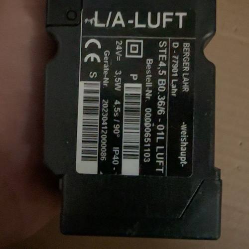 威索L/A-LUFT风门电机 型号STE4.5 B0.36/