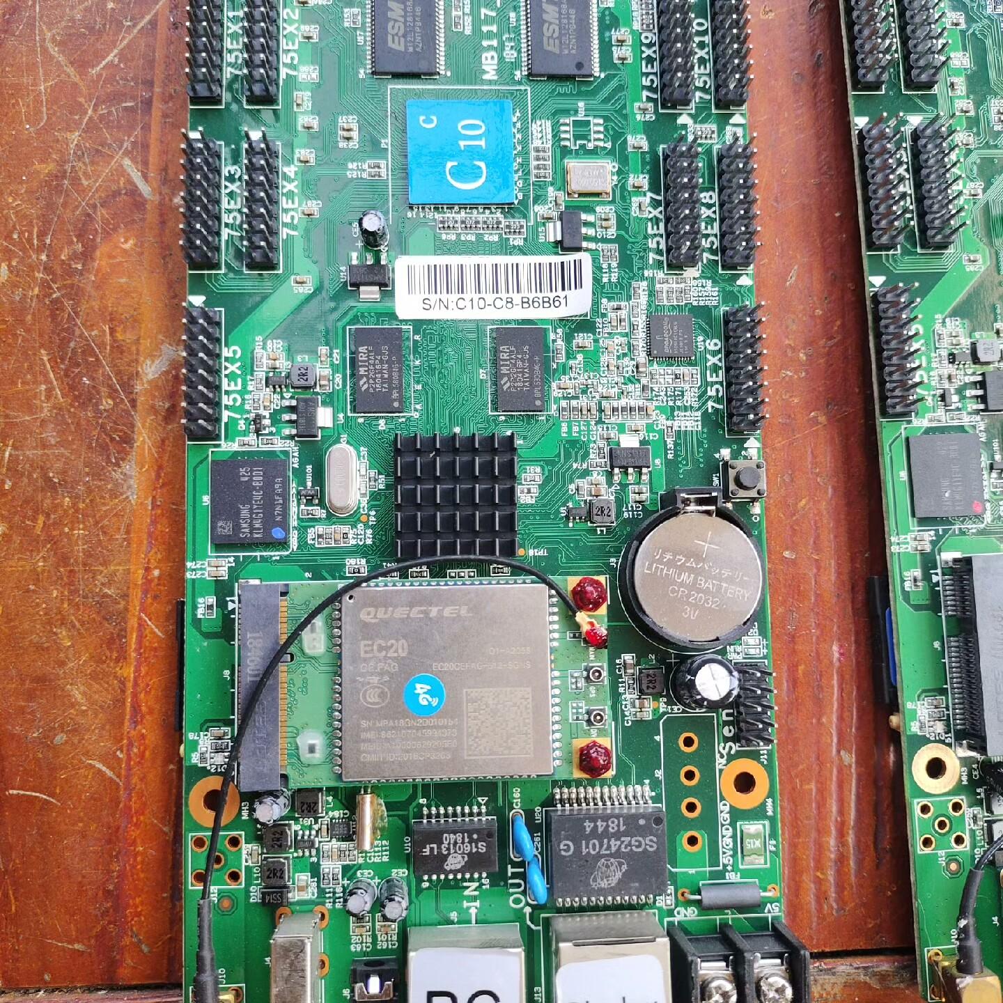 灰度接收卡 C10c 正常拆机 有二张！