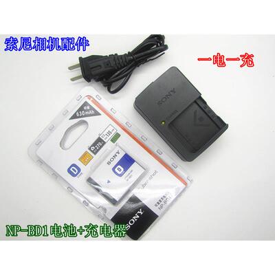 索尼DSCT70 T200 T300 T500 T700 T90相机NPBD1/FD1电池+充电器