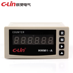 Xinling Brand Hhm1a Miramid Six -Digit Измеренный измеритель длинный измеренный прибор Plus и вычитание близко к сигналу фотоэлектрического переключателя
