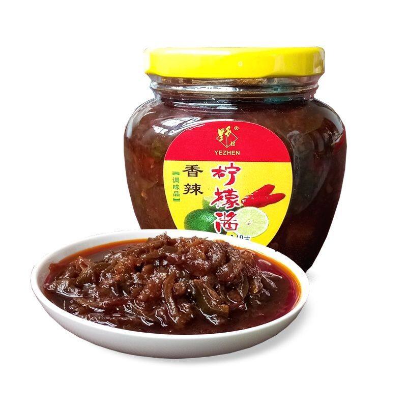 广西香辣玻璃248g柠檬酱