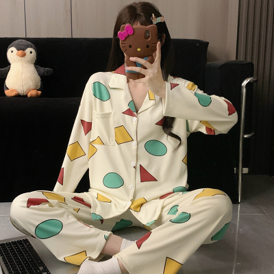 150cm小矮个子德绒睡衣小新情侣加厚保暖男款套装家居服xxs码